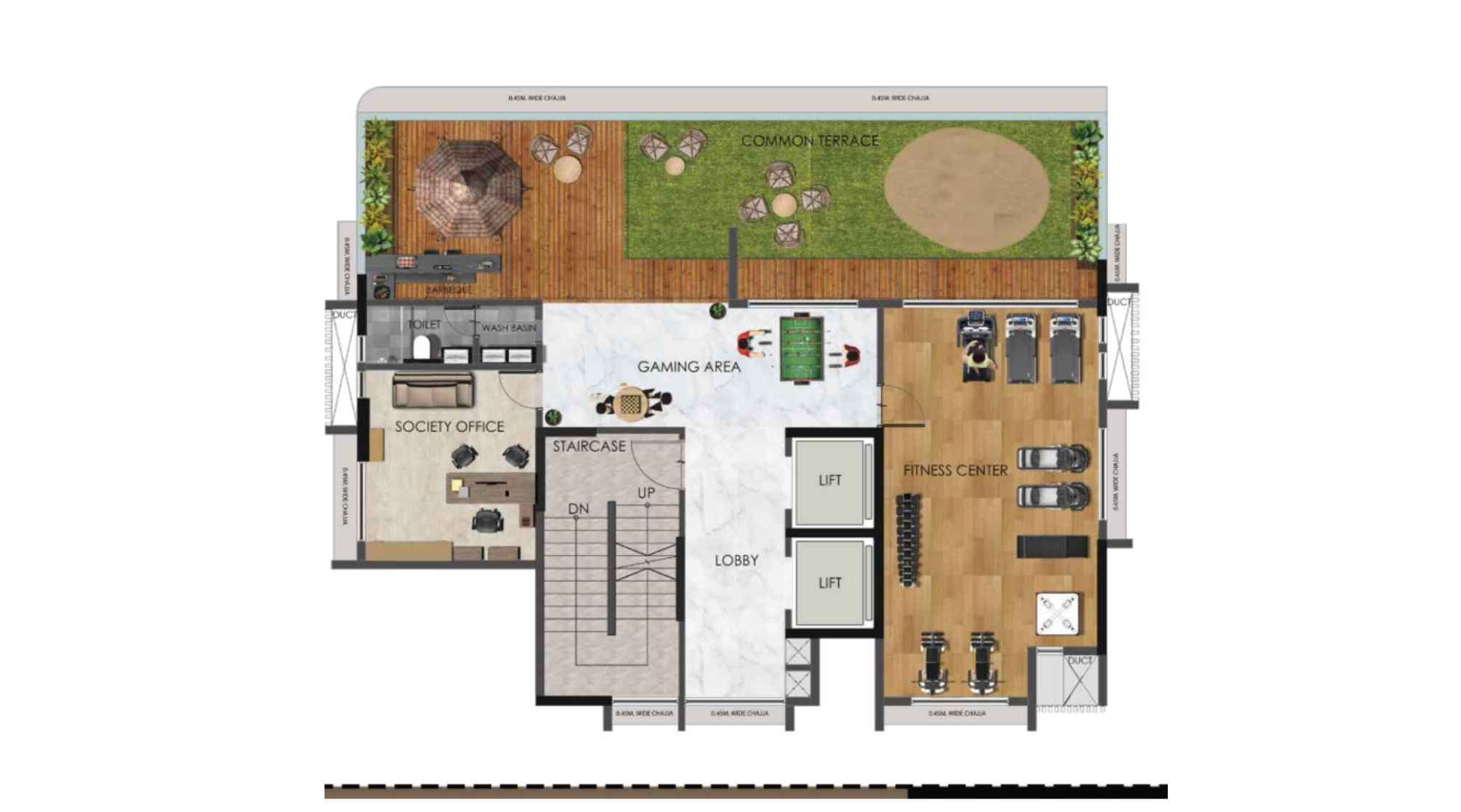 Sanghvi-Optima-Amenity-Floor-Plan