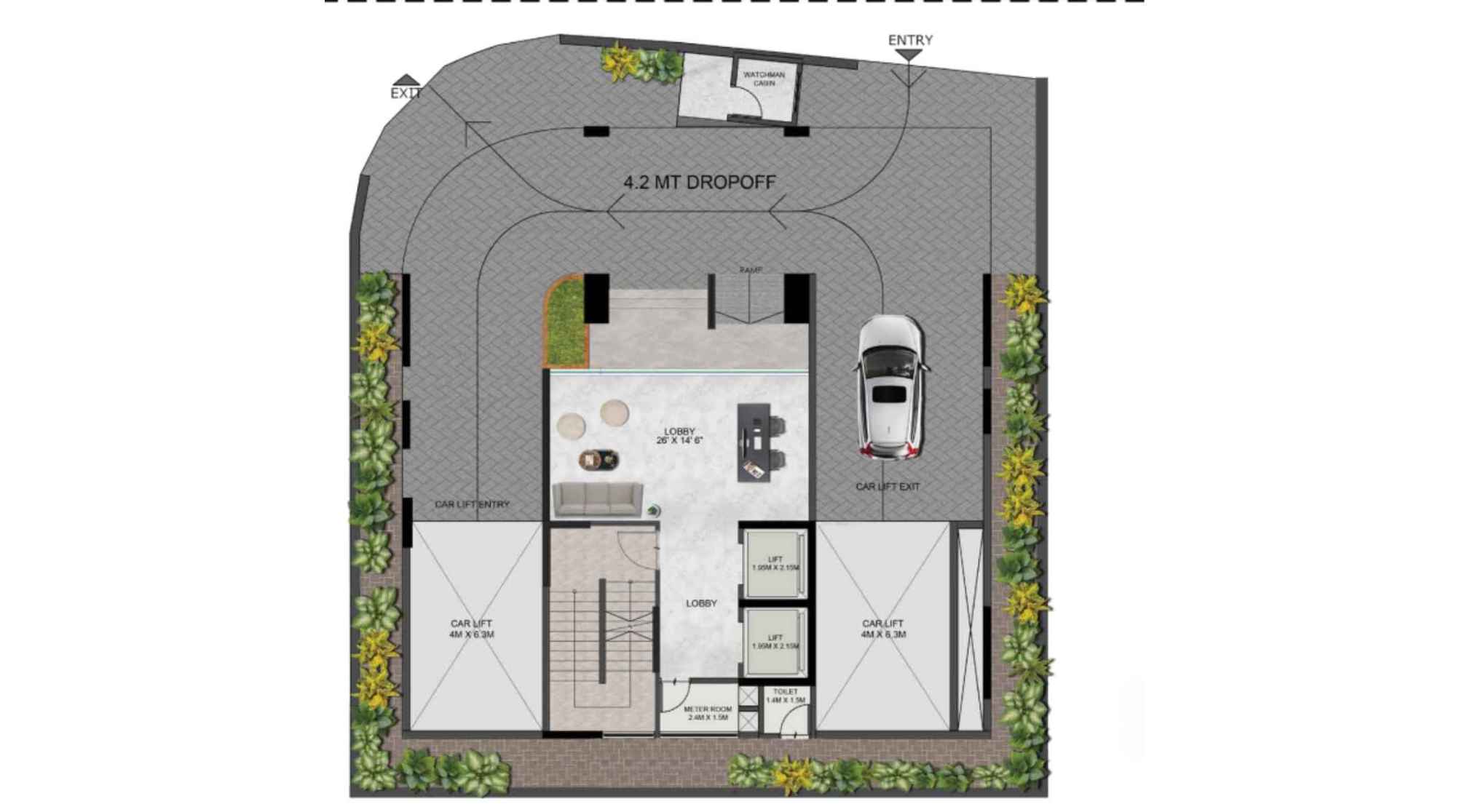Sanghvi-Optima-Ground-Floor-Plan